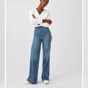Spanx wide leg jeans, brand new, petite, size small (4-6)